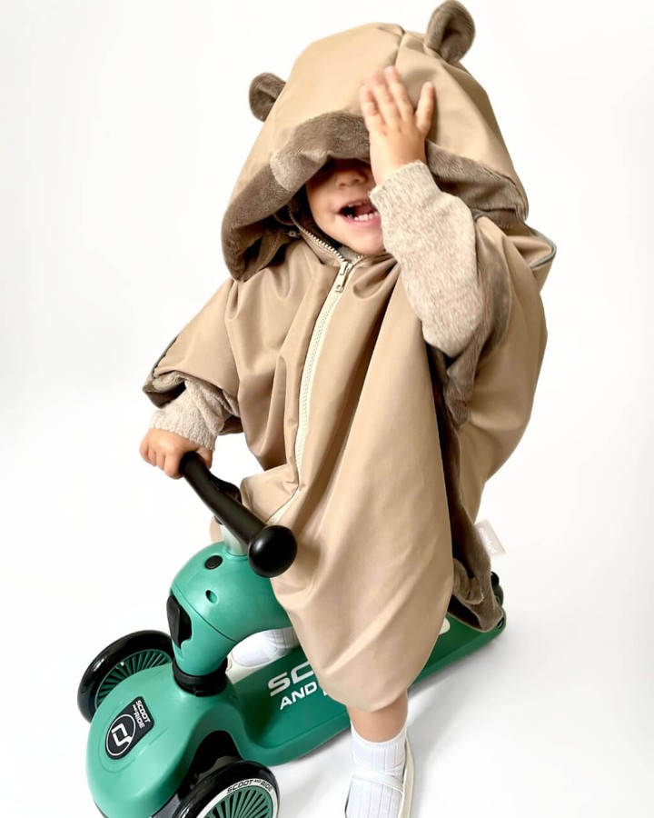 Ponczo samochodowe Beżowe / piapimo