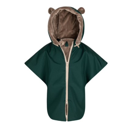 Ponczo samochodowe Zielone 1-3lat / piapimo