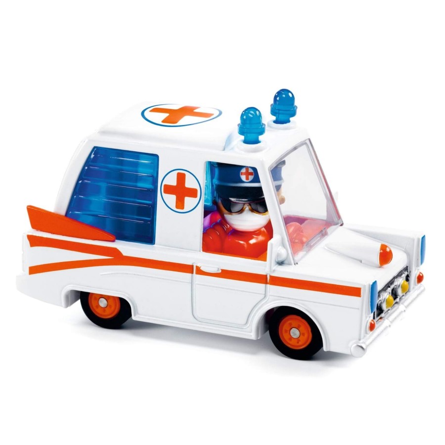 Autko CRAZY MOTORS - HURRY AMBULANCE / Djeco