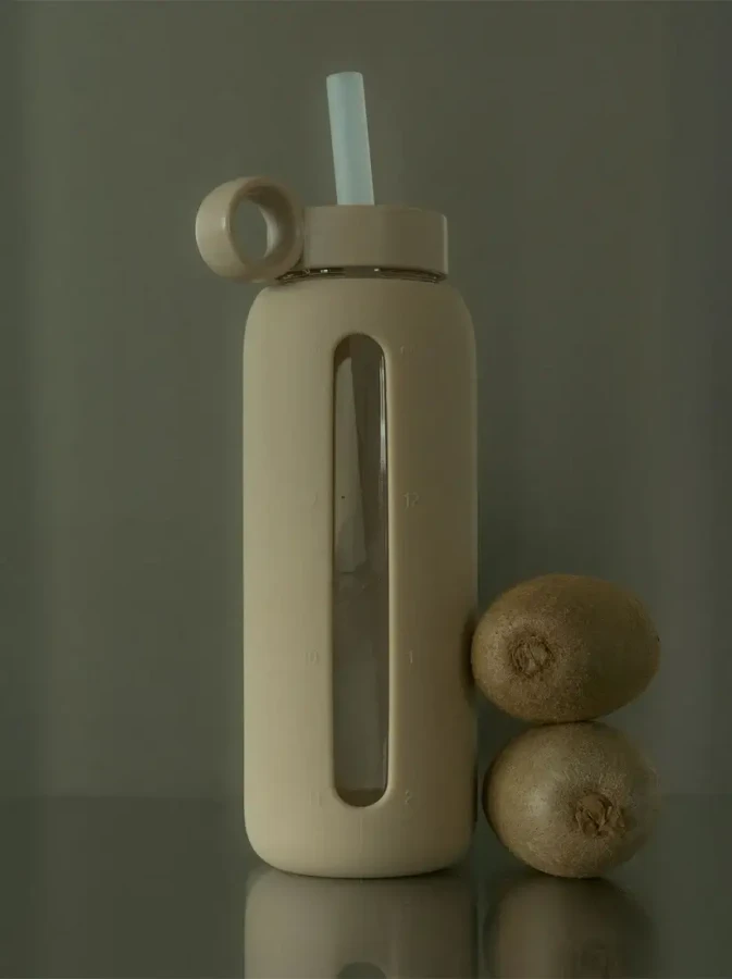 Szklana butelka Bink Day, 600 ml - Sand / Bink