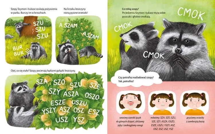 Na językach cichych i głośnych zwierząt. Szumiące historyjki logopedyczne / Wydawnictwo Mamania