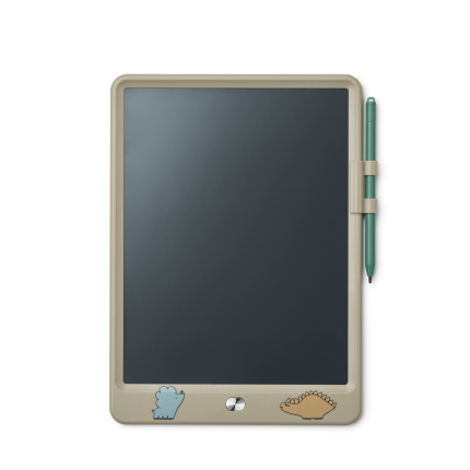 Analogowy tablet do rysowania Zora Magic 10 Cali - Dinosaurs, mist / Liewood