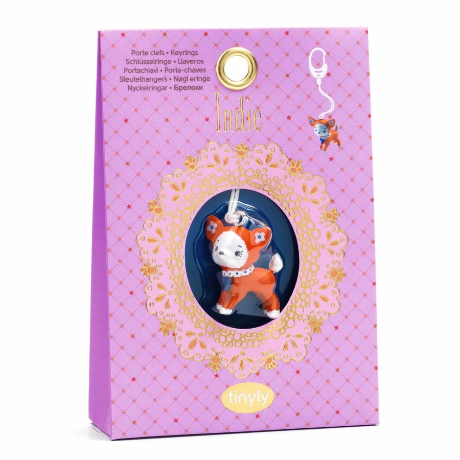 Breloczek do kluczy TINYLY LISEK INDIE / Djeco