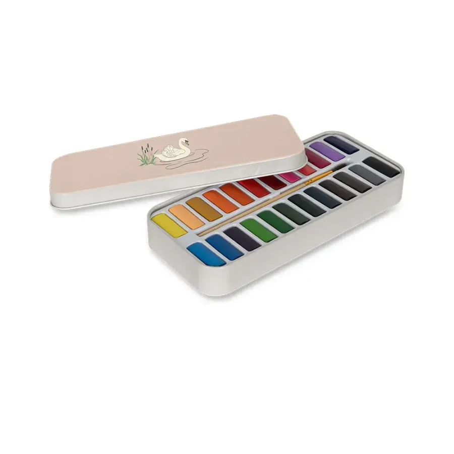 Pudełko z farbami wodnymi - mizumi big / Konges slojd