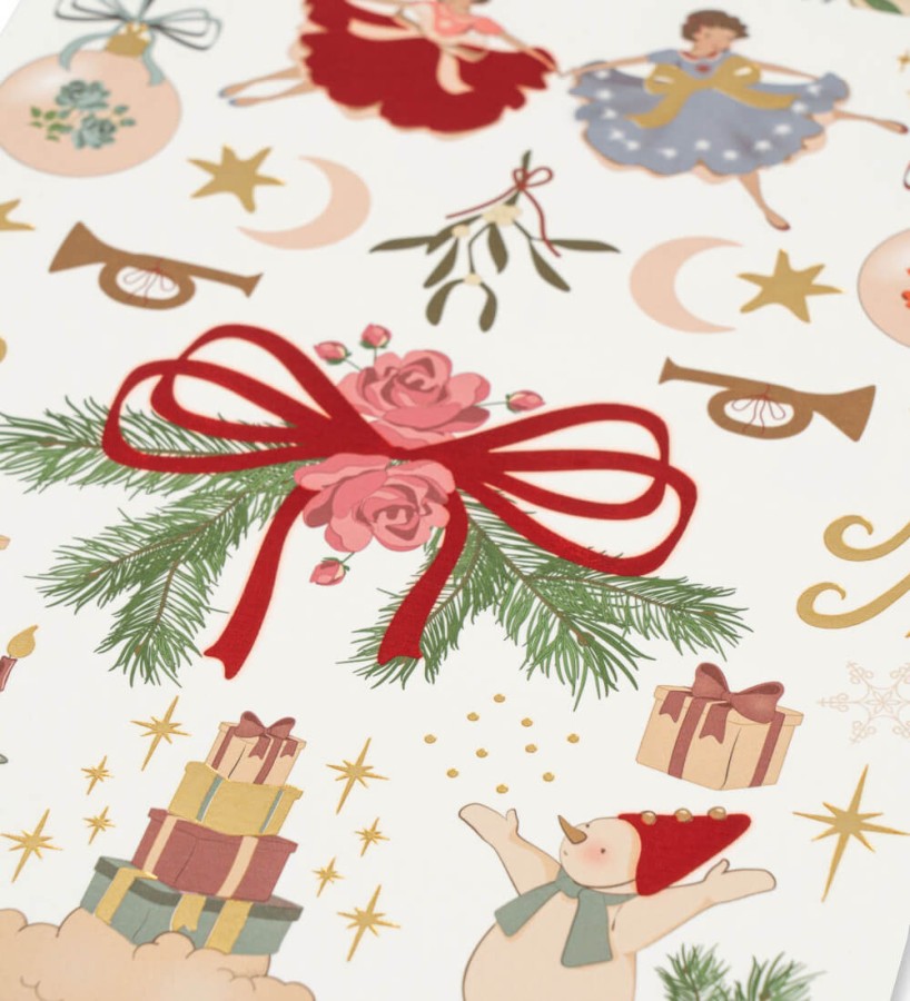 Tatuaże christmas multi - baletnice i kokardy / Konges slojd