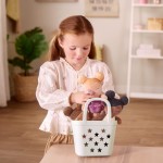 Doll Bundle - Trio laleczek kąpielowych z koszykiem / LullaBaby