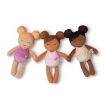 Doll Bundle - Trio laleczek kąpielowych z koszykiem / LullaBaby