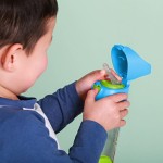 Zestaw Mini Lunchbox + Butelka tritanowa ze słomką 450 ml - Ocean Breeze / B.box