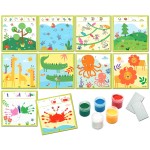 CREA DUDÙ - zestaw kreatywny dla najmłodszych - MALOWANIE ODCISKIEM PALCA / Ludattica