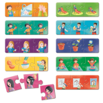 TRIO Montessori - gra-układanka - CIĄGI LOGICZNE / Ludattica