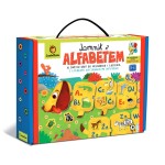 WALIZECZKA edukacyjna Montessori - Jamnik z ALFABETEM / Ludattica