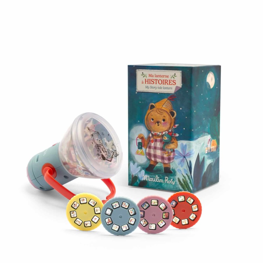 Lampka projektor LES MINOUCHKAS / Moulin Roty