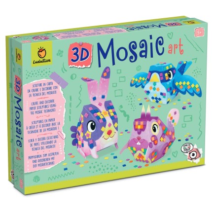 Zestaw kreatywny ze ZWIERZĘTAMI 3D – sztuka zdobienia mozaiką / Ludattica