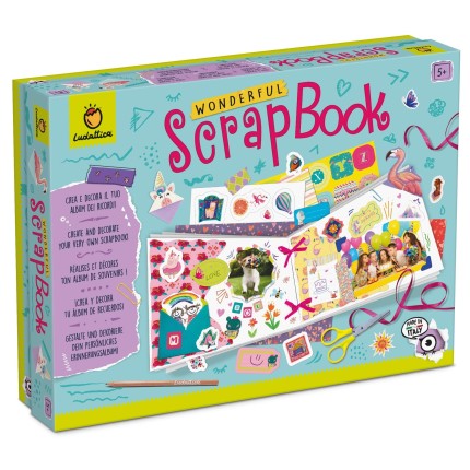 Wonderful SCRAPBOOK - NOWA WERSJA - stwórz własny album - zestaw kreatywny / Ludattica