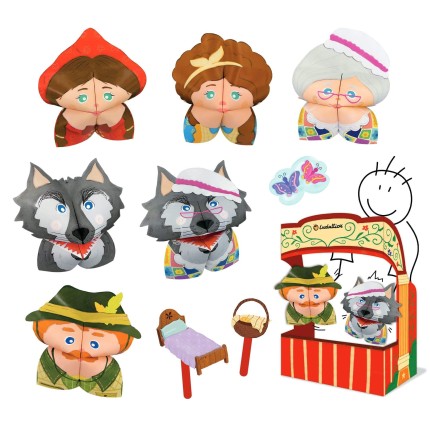 MY STORY ORIGAMI - „Czerwony Kapturek” - TEATRZYK DIY / Ludattica