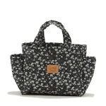 Organizer do wózka ortalion pikowany PRETTY BLACK / La Millou