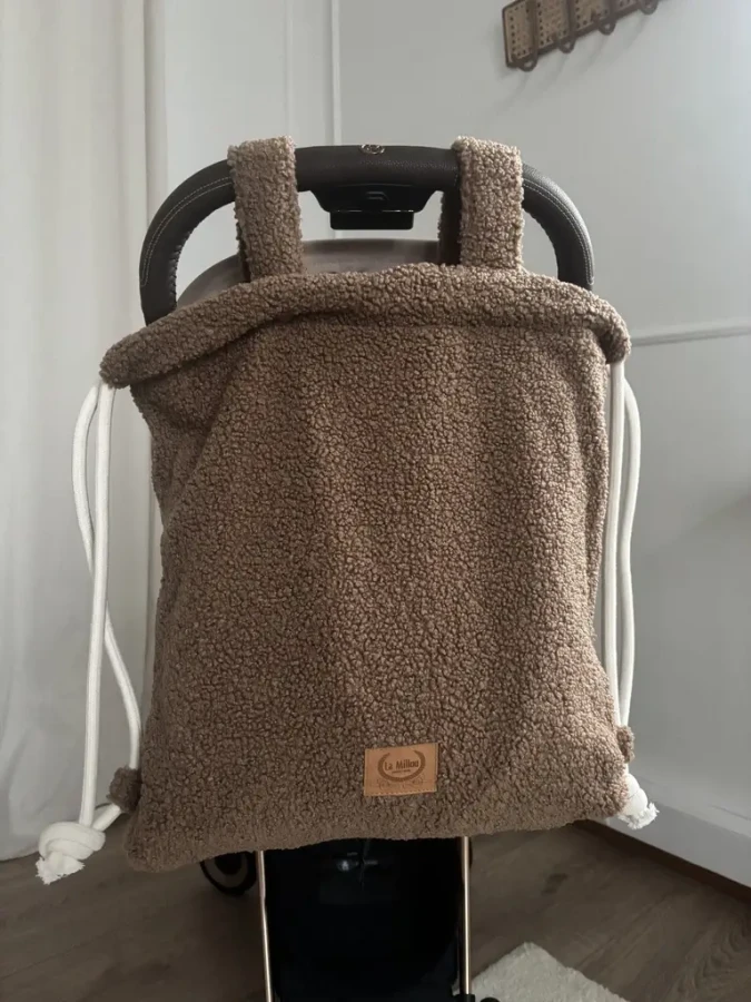 Plecak do wózka TEDDY BEAR LATTE / La Millou