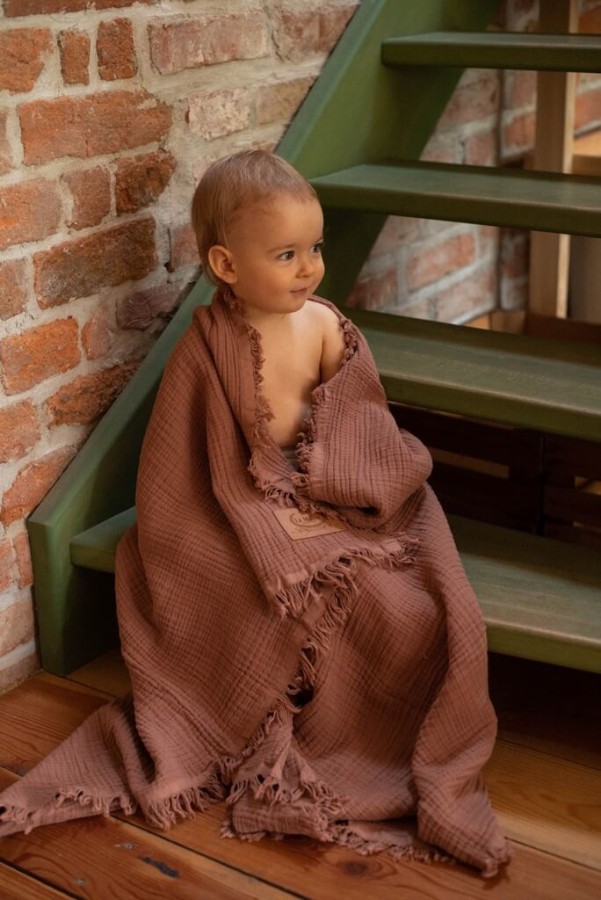 Koc muślinowy 4 warstwowy CLAY / La millou