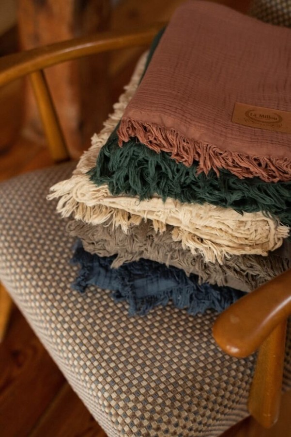 Koc muślinowy 4 warstwowy CLAY / La millou