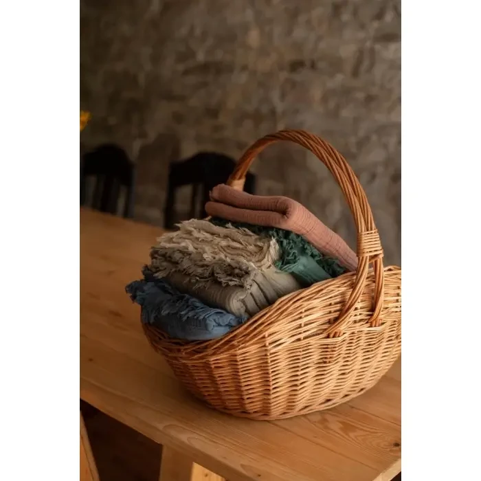 Koc muślinowy 4 warstwowy TAUPE / La millou