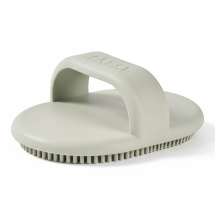 Silikonowa szczoteczka do mycia i masażu dziecka Misty green / Beaba