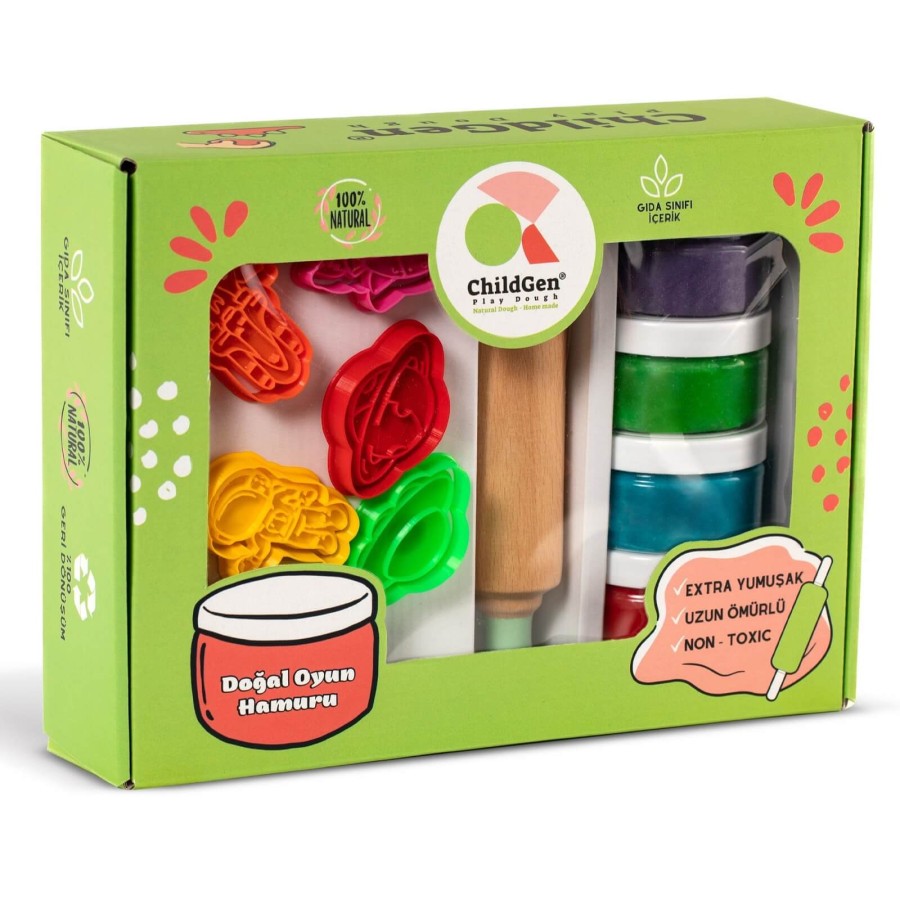 Zestaw kreatywny KOSMOS, 100% naturalna ciastolina i akcesoria / ChildGen