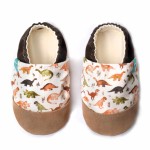 Kapcie do domu, żłobka, przedszkola - BROWN DINO / TITOT