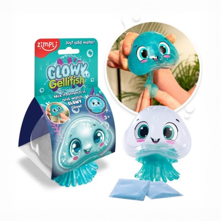 Świecąca meduza, Glowy Gellifish Slime / Zimpli Kids