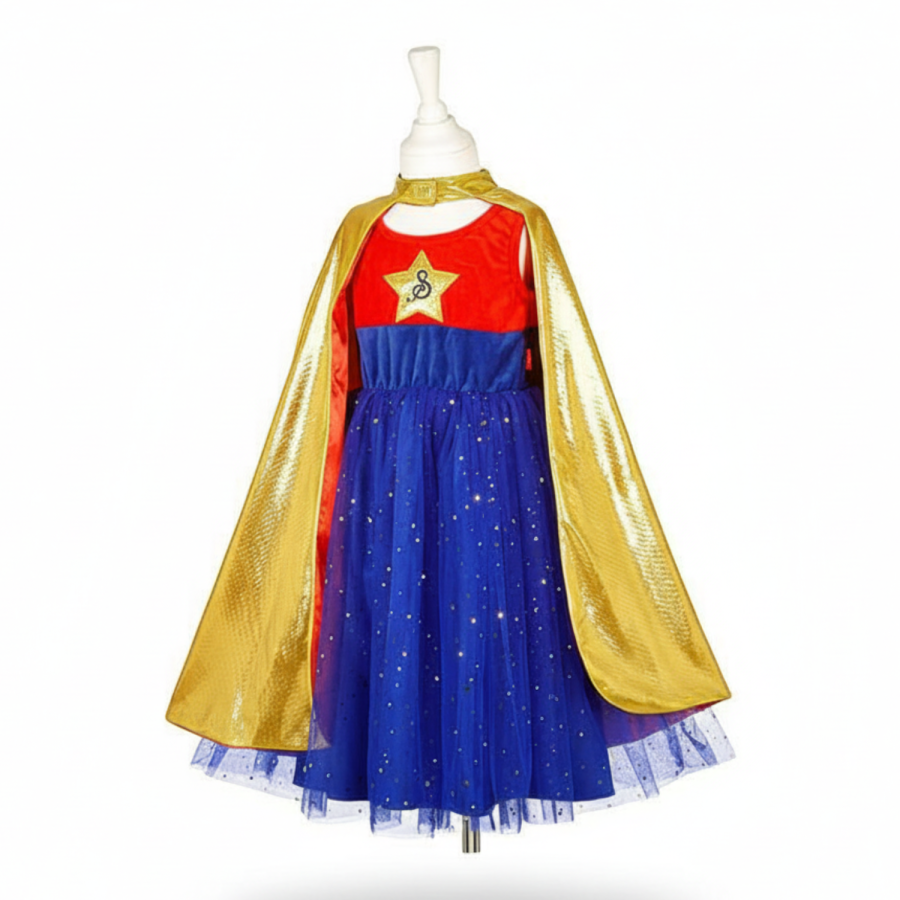 Kostium sukienka z peleryną Superbohaterka / Souza!