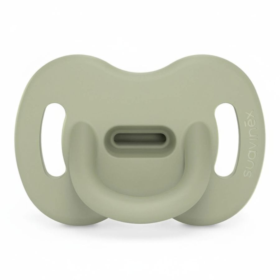 Smoczek 100% silikonowy fizjologiczny SX Pro Colour Essence - zielony / Suavinex