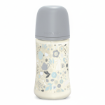 Butelka 270 ml ze smoczkiem fizjologicznym SX Pro o średnim przepływie - niebieska liberty Wonderland / Suavinex