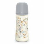 Butelka 360 ml ze smoczkiem fizjologicznym SX Pro o szybkim przepływie - niebieska liberty Wonderland / Suavinex