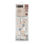 Butelka 360 ml ze smoczkiem fizjologicznym SX Pro o szybkim przepływie - różowa liberty Wonderland / Suavinex