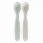 Zestaw łyżeczek do karmienia - beżowa i miętowa, Wonderland / Suavinex
