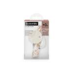 Klips do smoczka z tasiemką Wonderland - beżowy liberty / Suavinex