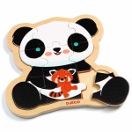 Drewniane puzzle w ramce PANDA / Djeco
