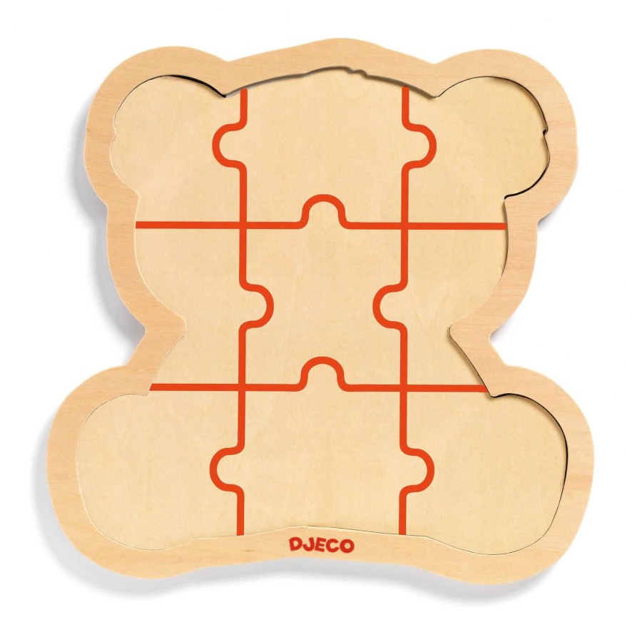 Drewniane puzzle w ramce PANDA / Djeco