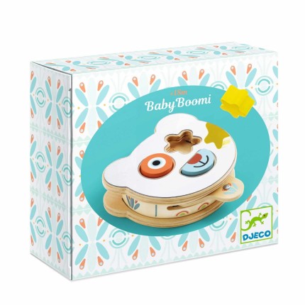 Drewniany sorter z lusterkiem BABY BOOMI / Djeco