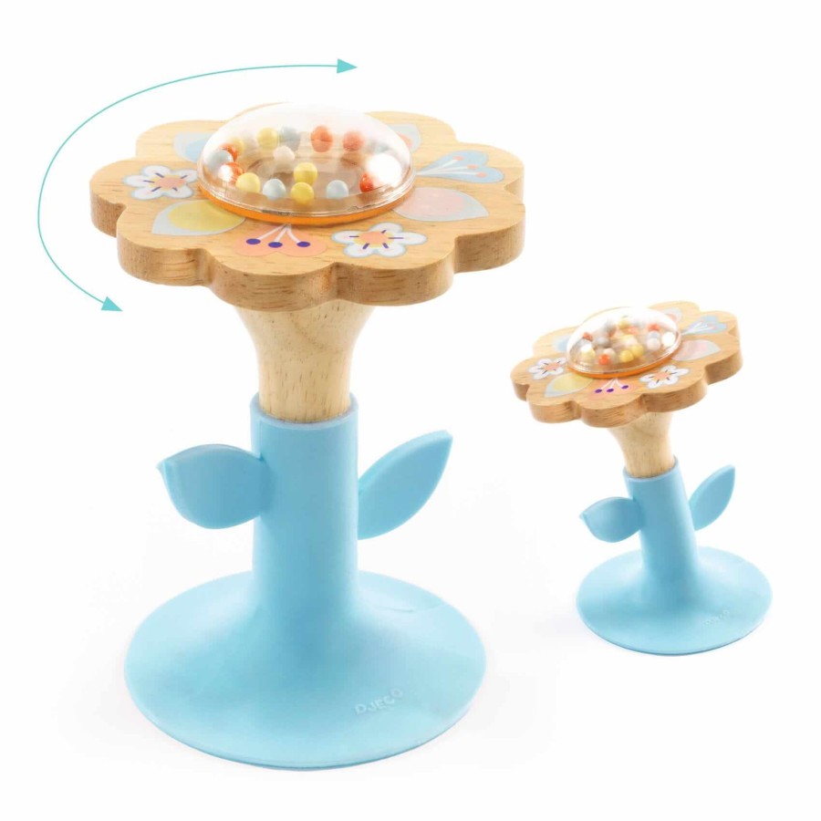 Grzechotka kwiatek z przyssawką BABYSWIPI / Djeco