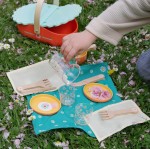 Drewniana zabawka mini stacja / Djeco