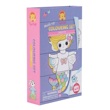 Zestaw kolorowanek - Przebieranki / Tiger Tribe