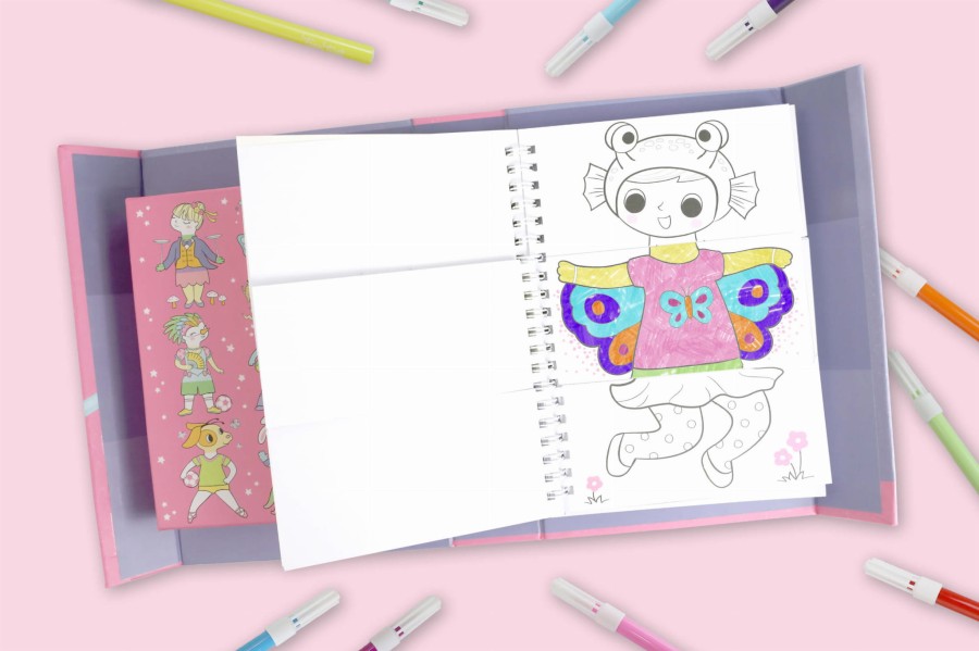 Zestaw kolorowanek - Przebieranki / Tiger Tribe