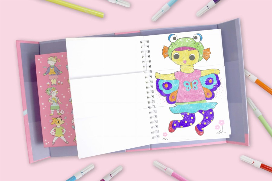 Zestaw kolorowanek - Przebieranki / Tiger Tribe