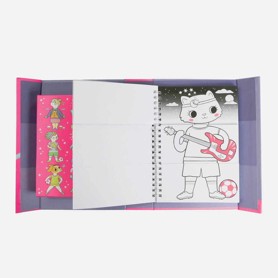 Zestaw kolorowanek - Przebieranki / Tiger Tribe