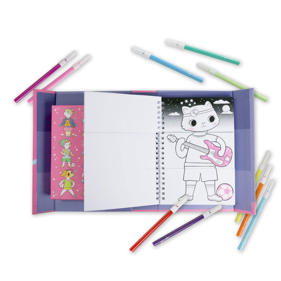 Zestaw kolorowanek - Przebieranki / Tiger Tribe