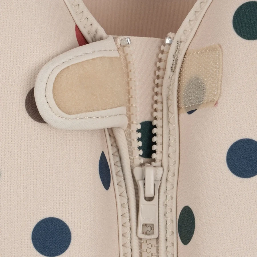 Kamizelka neoprenowa do nauki pływania z falbankami - Kitty / Konges slojd