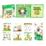 Kreatywny zestaw do malowania palcami - Tajemniczy ogród / Mideer