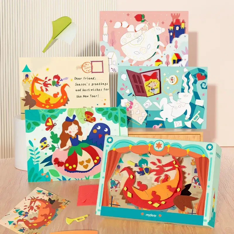 Moje pierwsza wyklejanka - Baśnie / Mideer