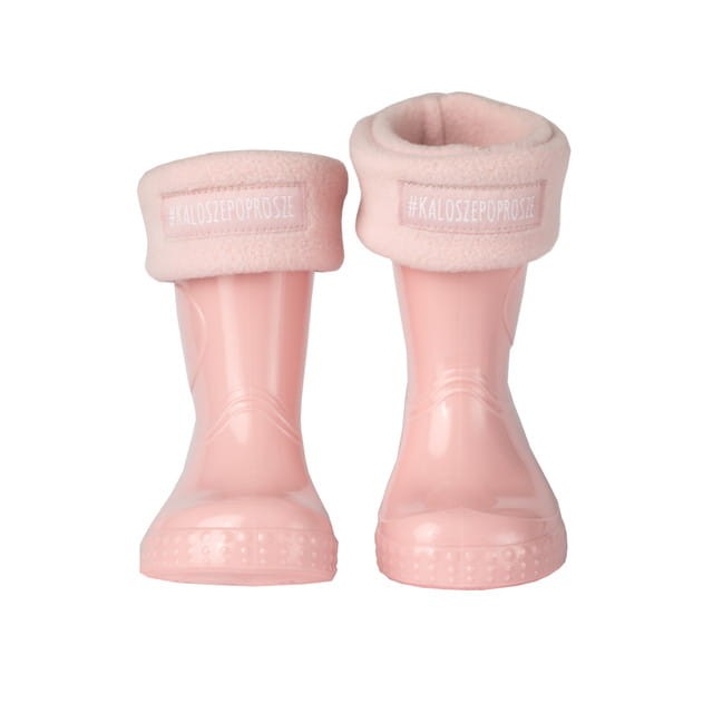 Ocieplacz polarowy różowy ROZMIARY / KaloszePoprosze