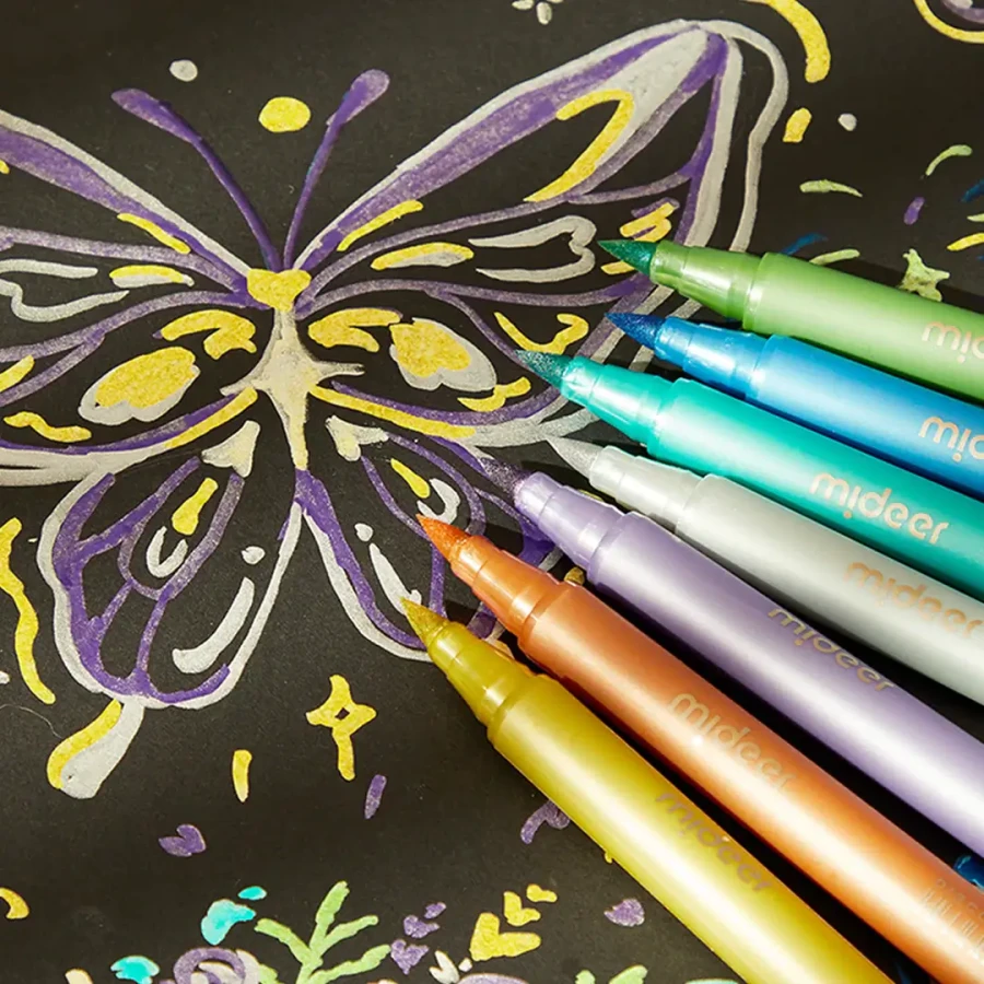 Markery akrylowe w walizce (48 kolorów) / Mideer